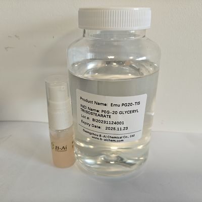 CAS 86846 21 1 PEG-20 گلیسریل تری ایزوتارات ایمولسیفیر پاک کننده صورت خوب برای پوست چرب
