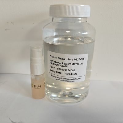 PEG-20 گلیسریل تریاسوسترات 86846 21 1 رنگ زرد تیره پاک کننده ترشح کننده پاک کننده روغن خوب